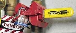 Ball valve LOTO device